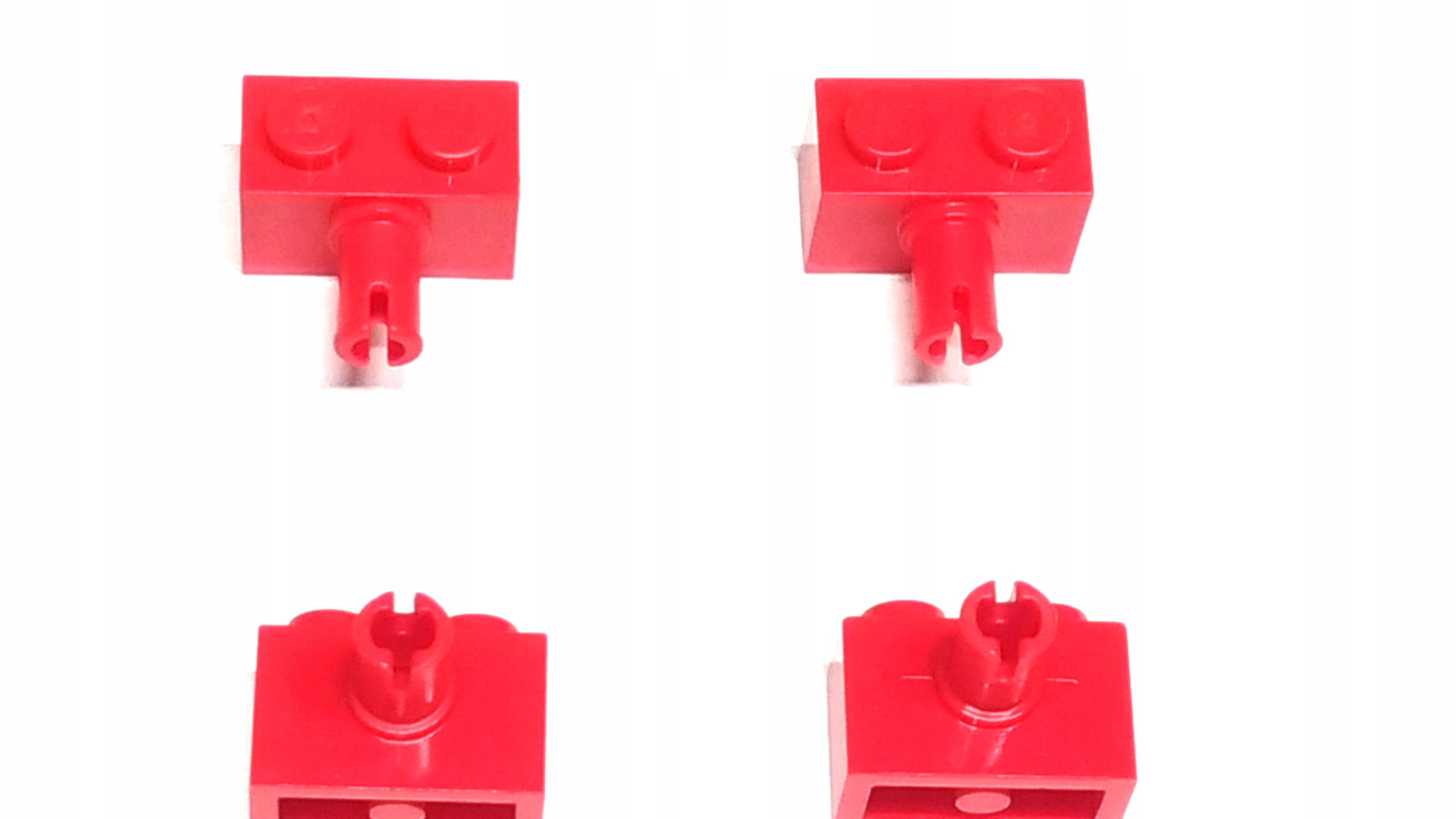 151r. Lego 2458 1x2 z osią czerwone - 4szt 1 1490e764e8bab4c19c515066e06c6c61