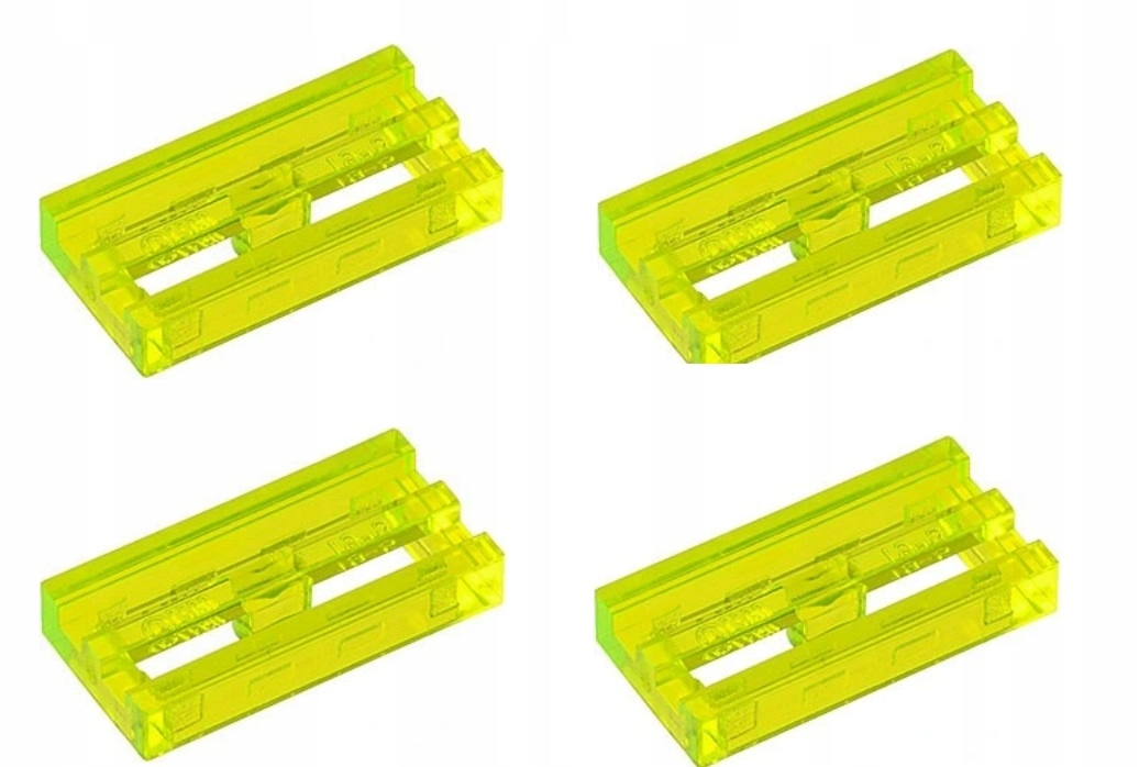 275i1. Lego space Blactron płytka Grill 1x2 2412b - Trans Neon Green 4 szt 1 c97bcf7b6ee910d6e100580a04fff77c