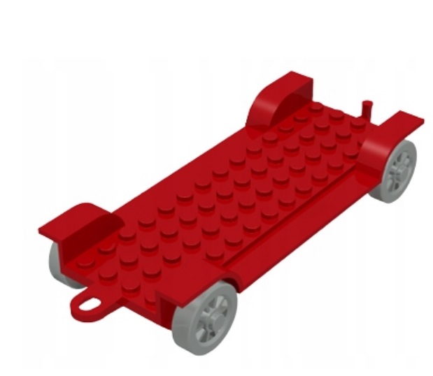 277c. Lego Fabuland podwozie 14x6 czerwone x612 1 fc65ef8f471415209daa3597b33660c7