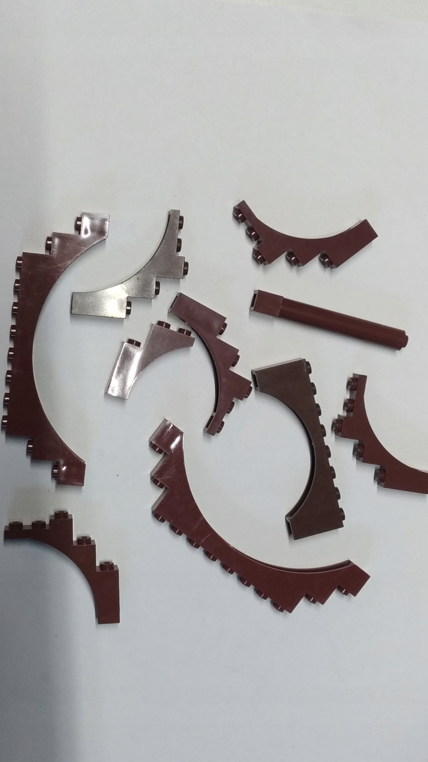 043g. Lego łuk łuki mix10 sztuk brązowe 4 d729f03fc8770256c5dad47797856f1e