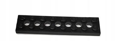 105j5 Lego Technic Płytka z dziurkami 2x8 3738 - czarny 1 8d8d31164b2b5576ba959262f9297287