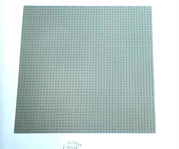 109x1a. LEGO płyta 4186 cieńka 48x48 cieńka duża szara old 1 27339e252c86c188204220e16a973071