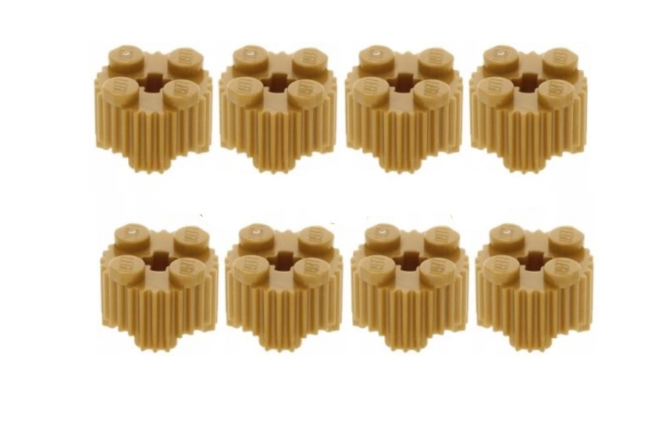 086f. Lego grill 2x2 4650645 92947 - 8 szt złoe perłowe - 8 sztuk 1 53e70f3632832721ddc33659250ebc0e