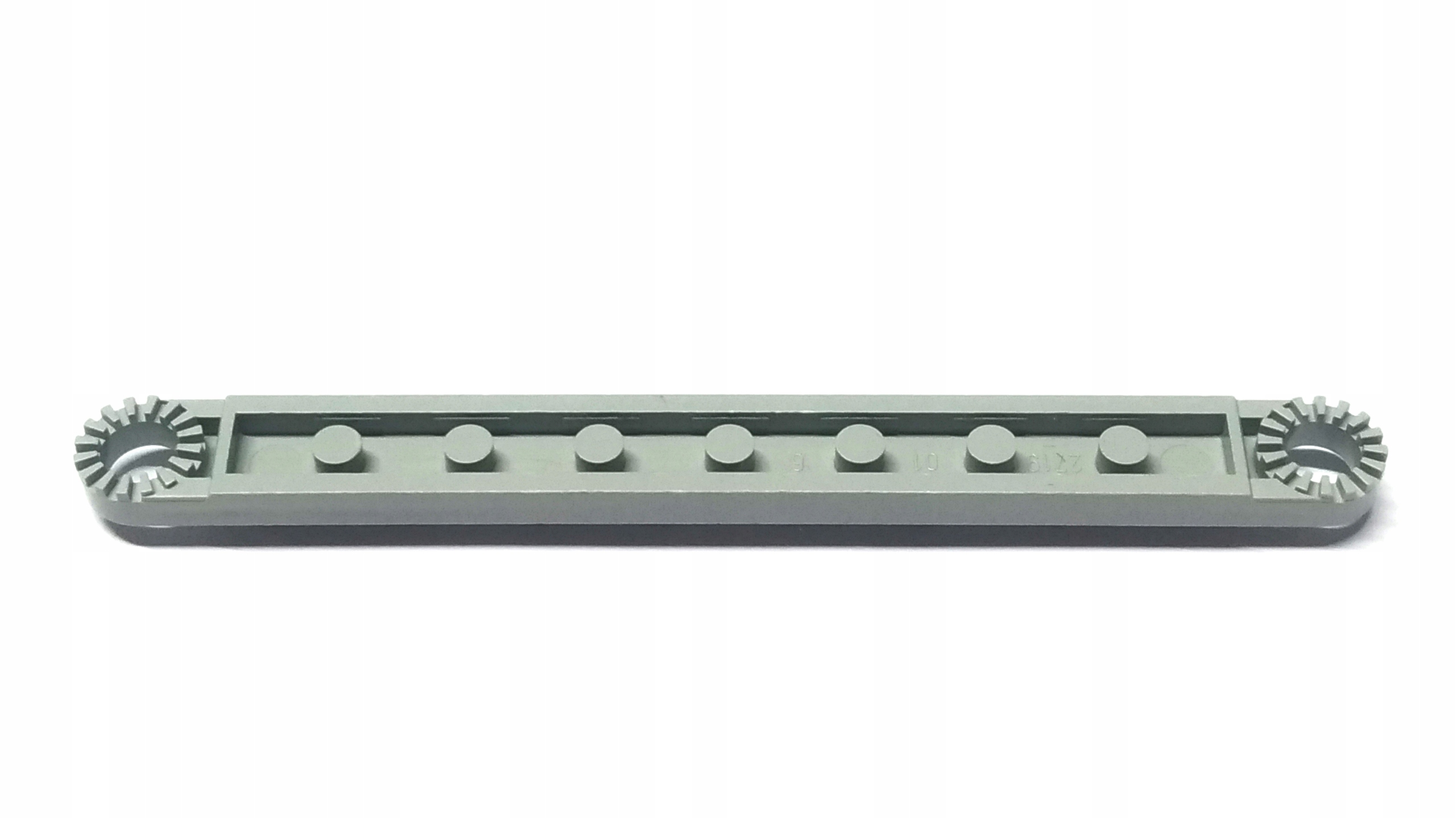 127g. Lego 2719 płytka z ząbkami 1x10 szary old 1 8797b0e6d554ac584628e6fef952893e
