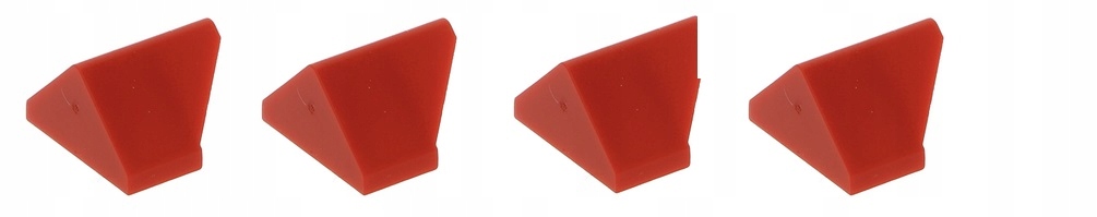 114AA1. lego dachówka skos 3049c 4258056 skos 45 2x1 czerwony - 4 szt 1 b76205f239b9a8a43d0e50c52dd8c2fd