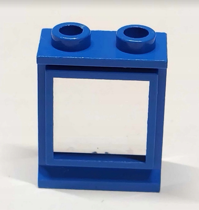 002D6. Lego okno z szybą 7026 1x2x2 niebieskie - 1 szt 2 da7f6f2566a81d676ed2c1a50c70bf41