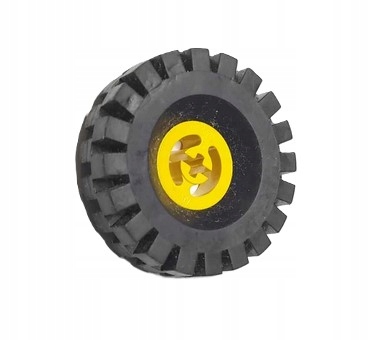 E B4 Lego Technic Koło (opona + felga) 3482c03 koło opona 17 x 43 - żółta 1 e11bca08a589eac39b392555dd878808
