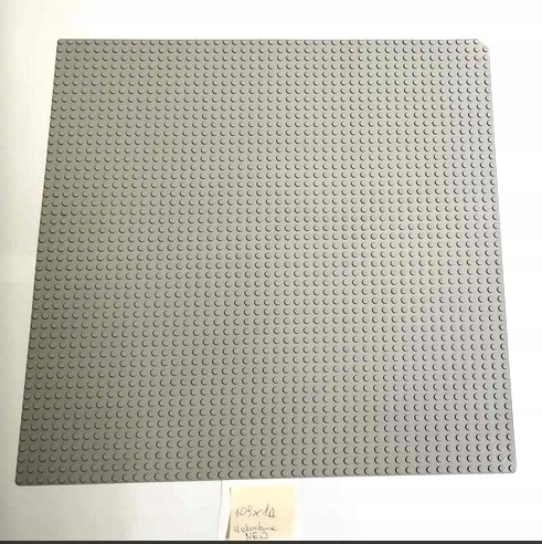 109x1aa. LEGO płyta 4186 cieńka 48x48 cieńka szara USZKODZONA 1 44cdeae35b2637a9f7f7ee86bd4eb275