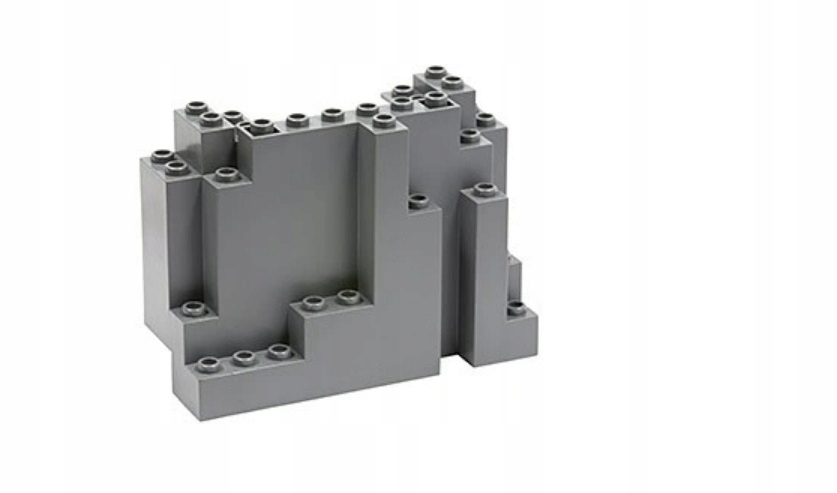 130bb. LEGO skała ściana 6082 panel góra c. szary new 1 3bcada5fd7bb5e459d23ac3f458b37da