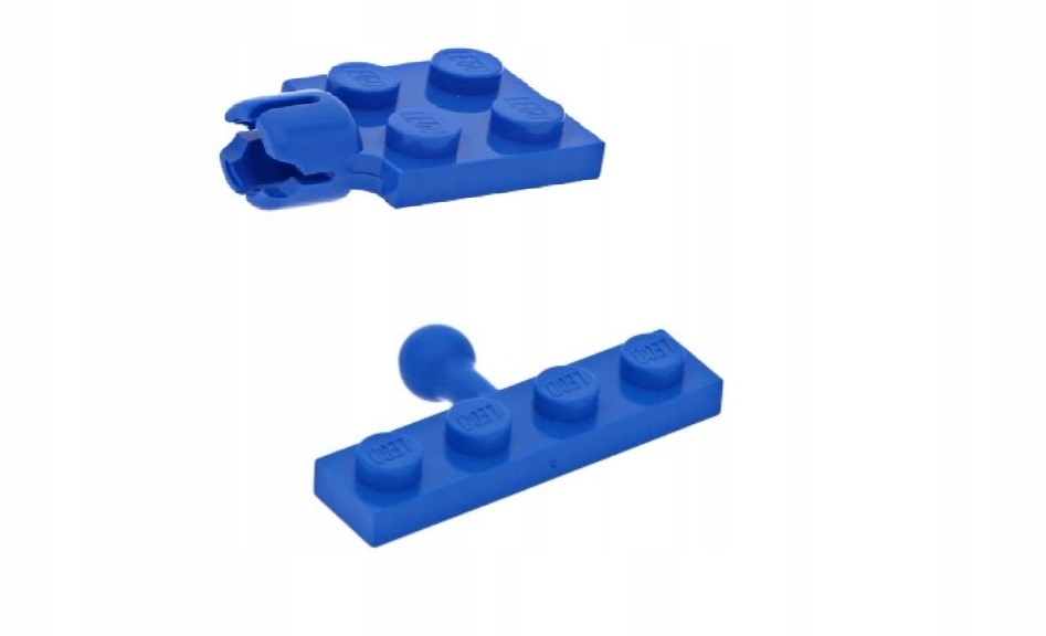 104a1. Lego zaczep kulowy 1x4 i 2x2 Płytka z zaczepem 3184 i 3730 niebieski 1 2190c497586984abf4b990b9226d9245