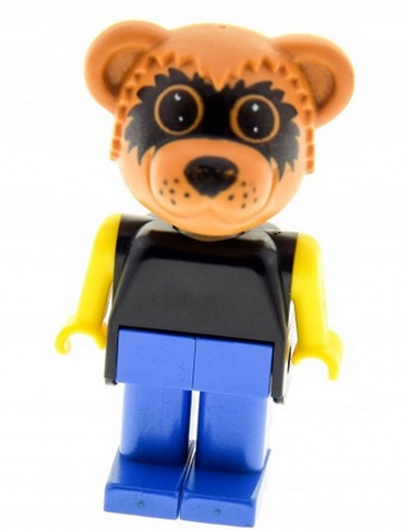 138g. Lego Fabuland figurka Raccoon miś 1 fd87e5d1848c1dec77a8577d90203f4f