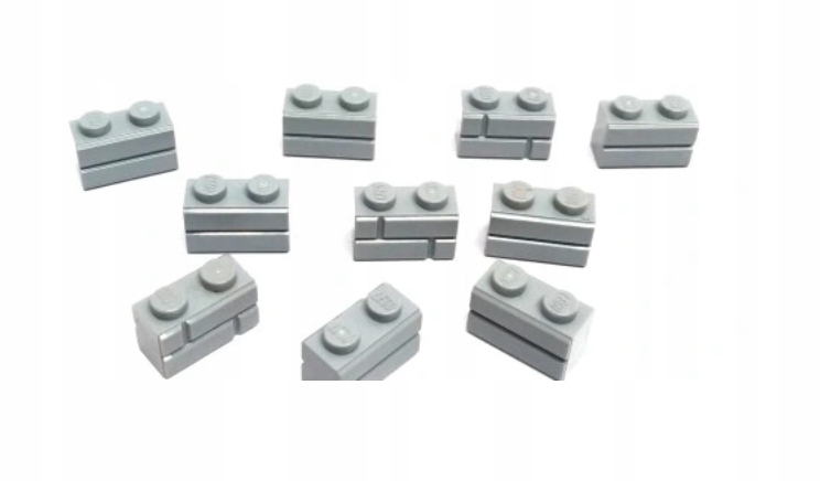 095a. LEGO 98283 cegła murek szary- 10 szt 1 18a14892ef40914442717dbabf04046f