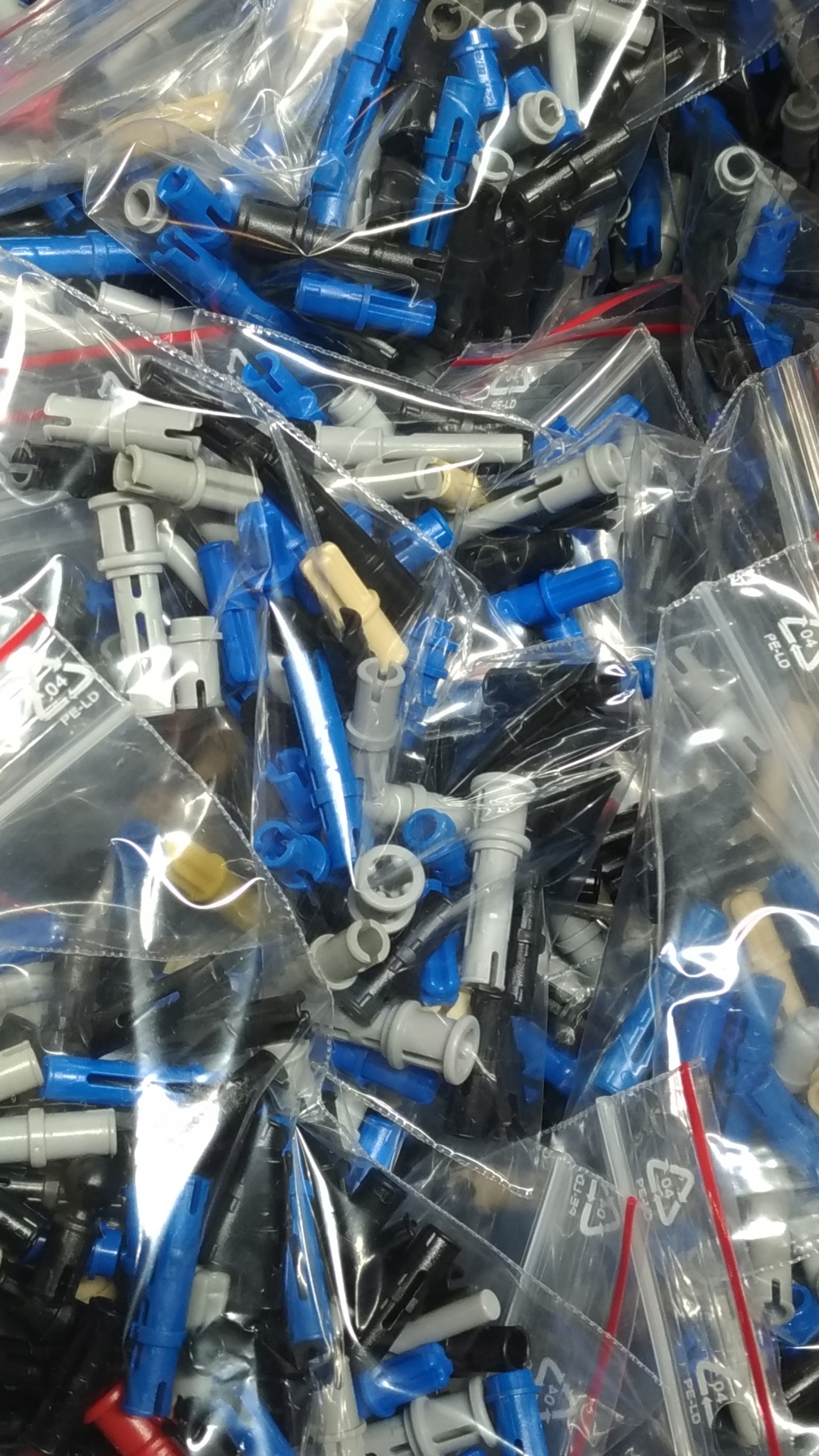 012B. Lego Technic piny łączniki 50-55 szt MIX 10g 4 146849bf1f2d3eb0472455977991a706