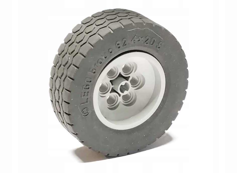 I7B Lego Technic Koło (opona + felga) 62.4x20 S 32020 szary old 1 komplet 1 2b691797627c5ab36cbbc5895c74862d