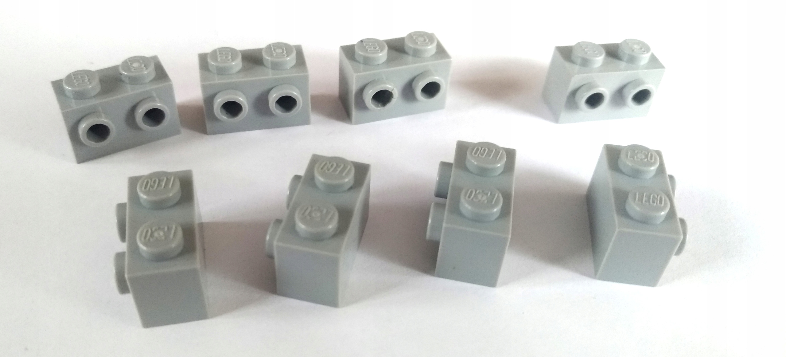 111c. Lego 1x2 z wypustkami 11211 8 sztuk szare ja 1 a87da4a4436e012c40aa5fe95ad2f6b1