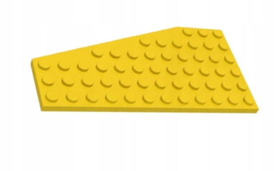 109B6a1. LEGO płyta konstrukcyjna 30356 żółta 1 81ec622203b3ce554a9a79b3c2196bb6