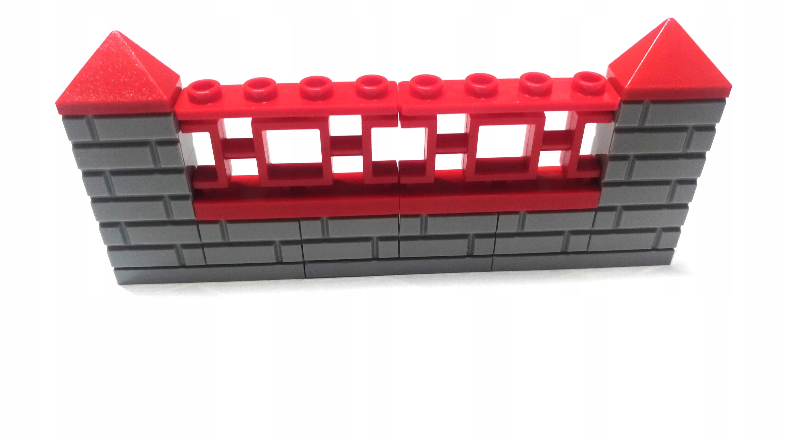 159z Lego płot ogrodzenie mur murek 1x12 czerwony 1 f3901a25aaf758ffef865d7fcdfa75de