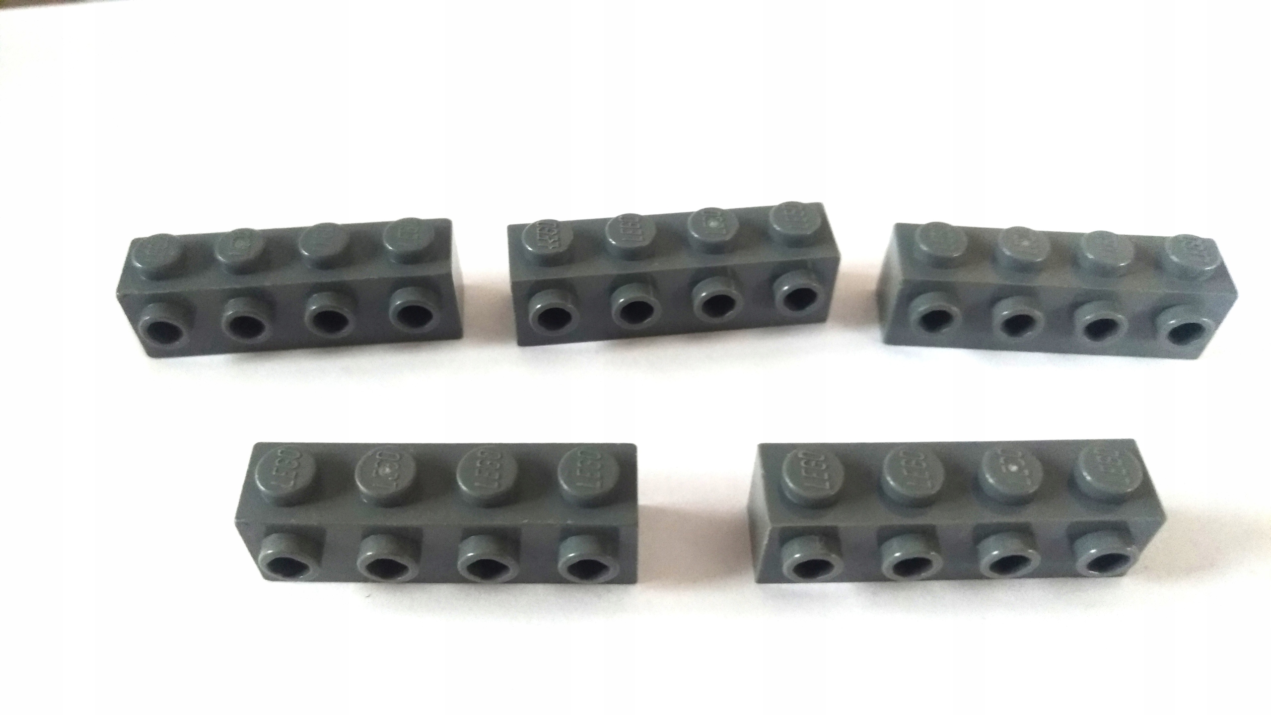 110f. Lego 1x4 30414 zestaw 5 szt szary ciemny 1 9885e853665353ccce0190ef23126062