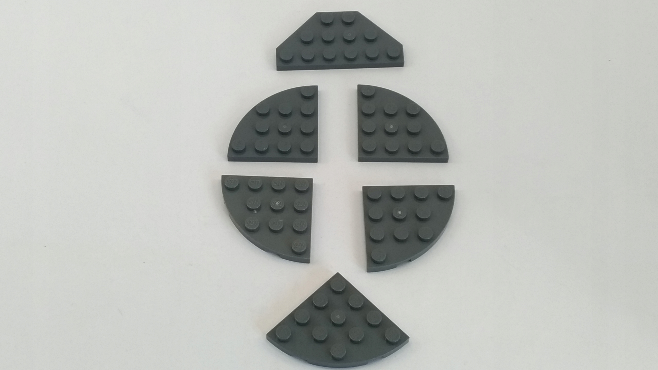142i. LEGO płyta płyty szara ciemna new skosy 6szt 2 07d6e563eb7646247a143f51f38b3764