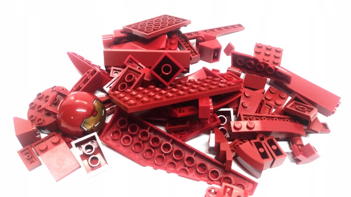 225. Lego Dark Red czerwony Mix 0,1 kg 100 g 4 ba0bc6cabcc01087949a0a321de8001a