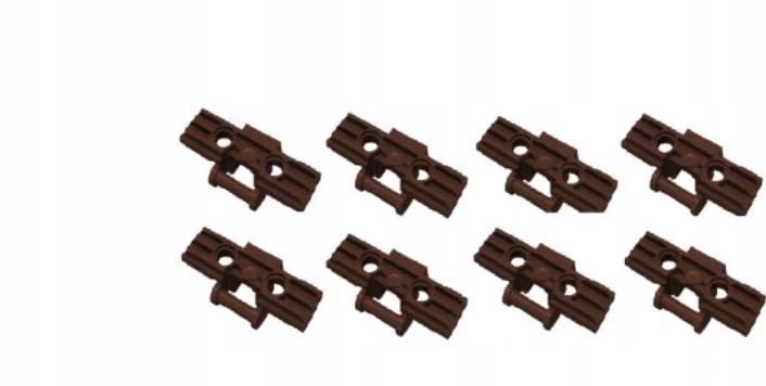129cb. Lego gąsienica ogniwo 57518 c. brąz 8szt 1 144964118aa32d9a5060002e445723fa