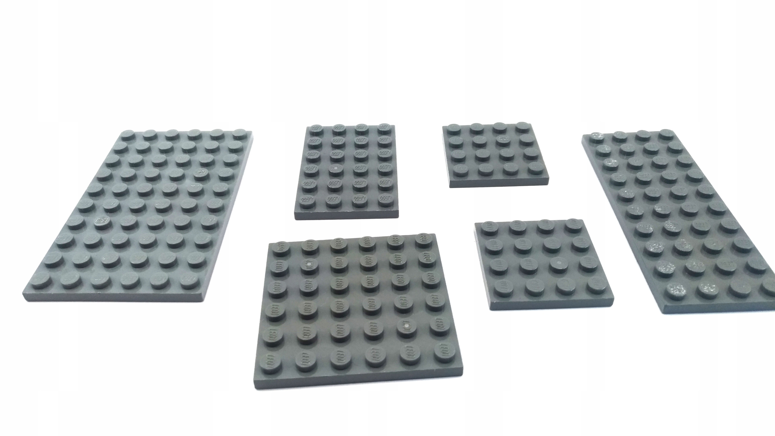 142b. LEGO płyta płyty szare ciemne new mix 6 szt 1 73774033219b26987eb742a8cceec193