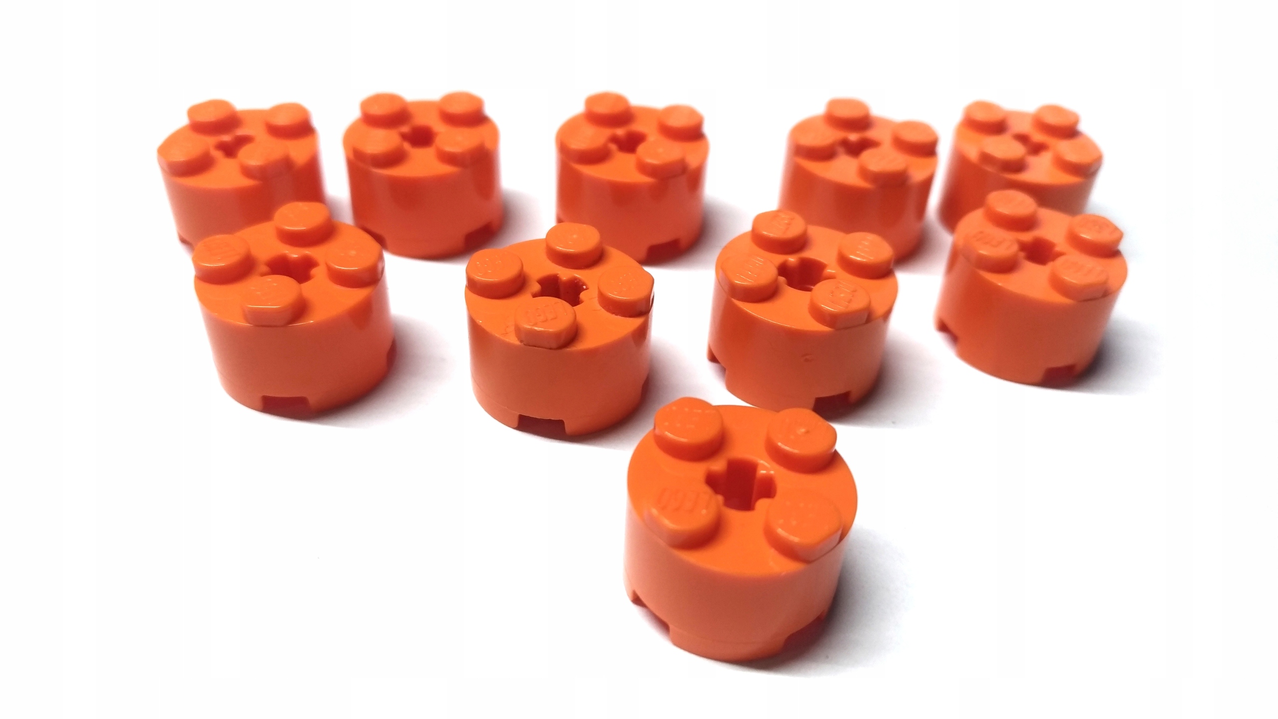 087b. Lego 2x2 orange brick Round 6143 - 10 szt 1 e2155b83a68a2e84daaad89c3bb9f378