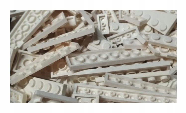 055. Lego białe płaskie 0,1kg MIX 100g 2 1ea91f4d3cd9e66b322dc81b209ce430