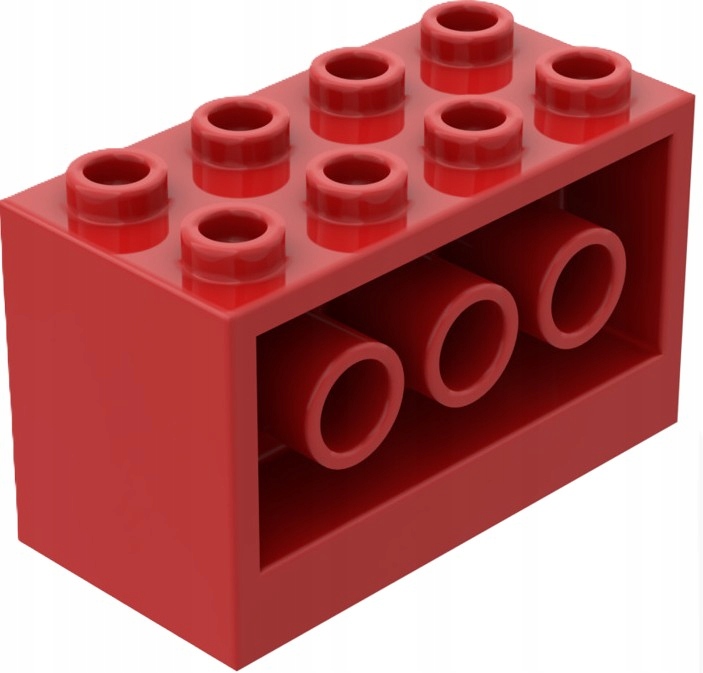 056a6. LEGO system space 6061 2 x 4 x 2 czerwony 1 94f090c719bdb8534e6dc1390ff55a41