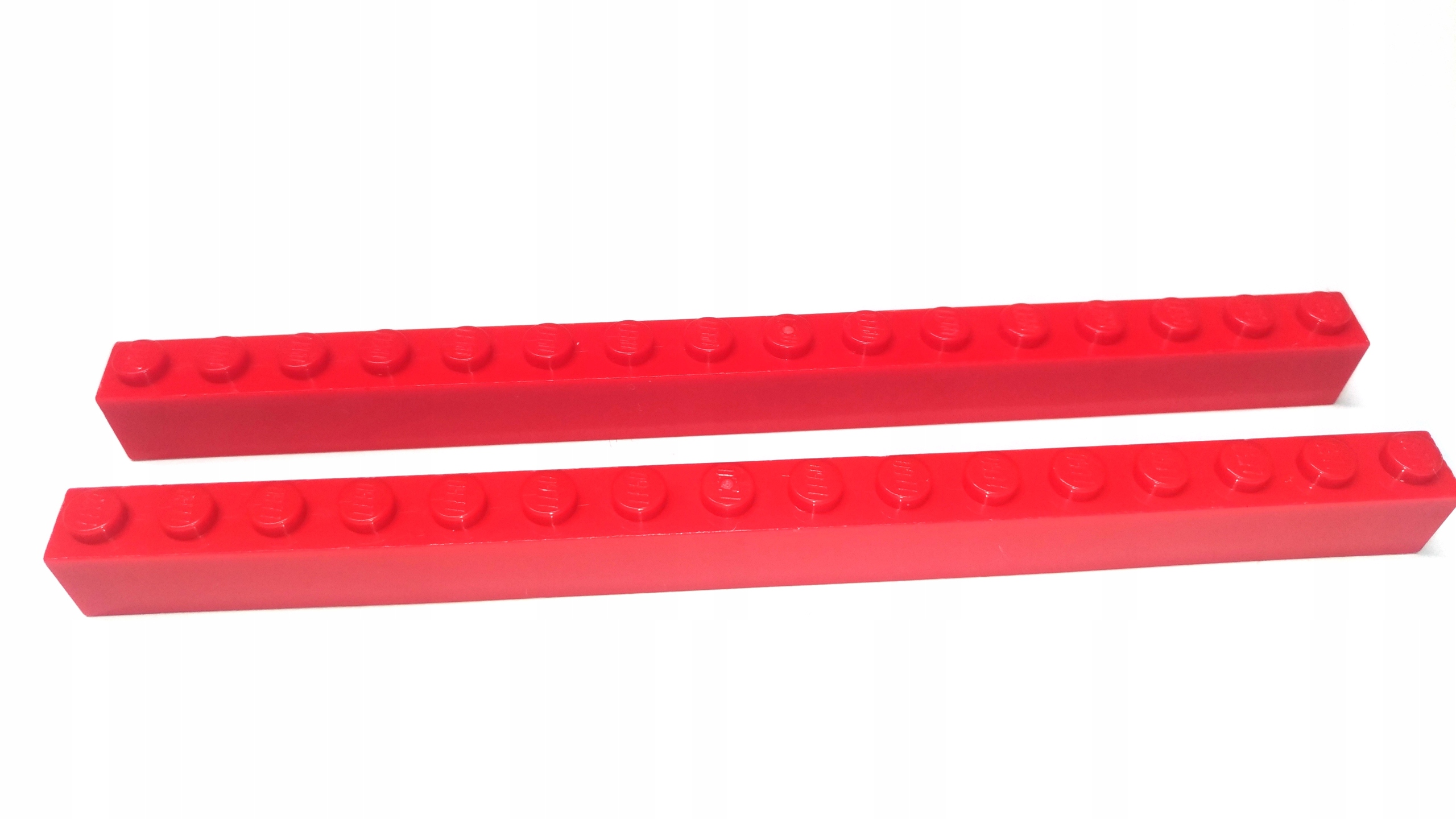 116m. LEGO brock 1X16 czerwone 2465 2szt 1 f950539c294fd253f5e36ddff116444d