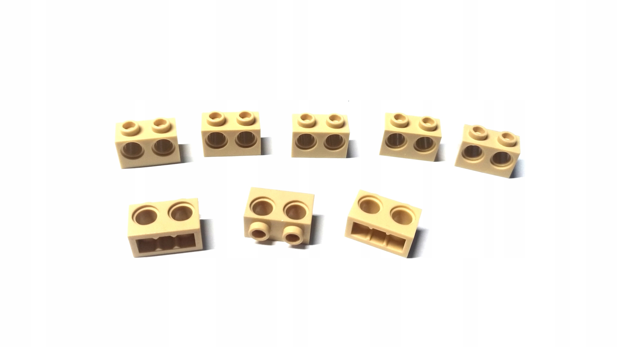 112g. Lego Belka 1x2 dziurki 32000 - 8 szt tan 1 37cd3d70152eee84cefb94dc95d34a2f