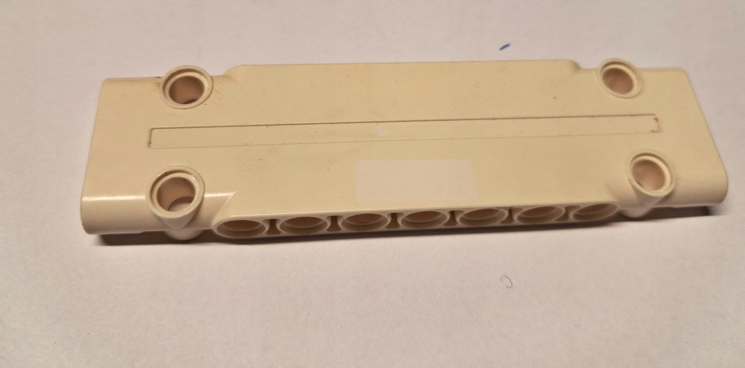 008C3. LEGO panel technic 15458 białe pożółknięte 2 fb5ddb6739b3e38c1a0a30bc724a076b