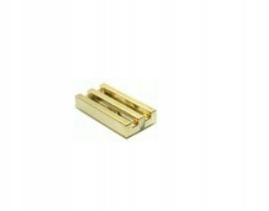 051A24. Lego 2412 gril 1x2 CHROM Gold - 1 szt 1 dcf457829da1b70ef34d651511ef4b23