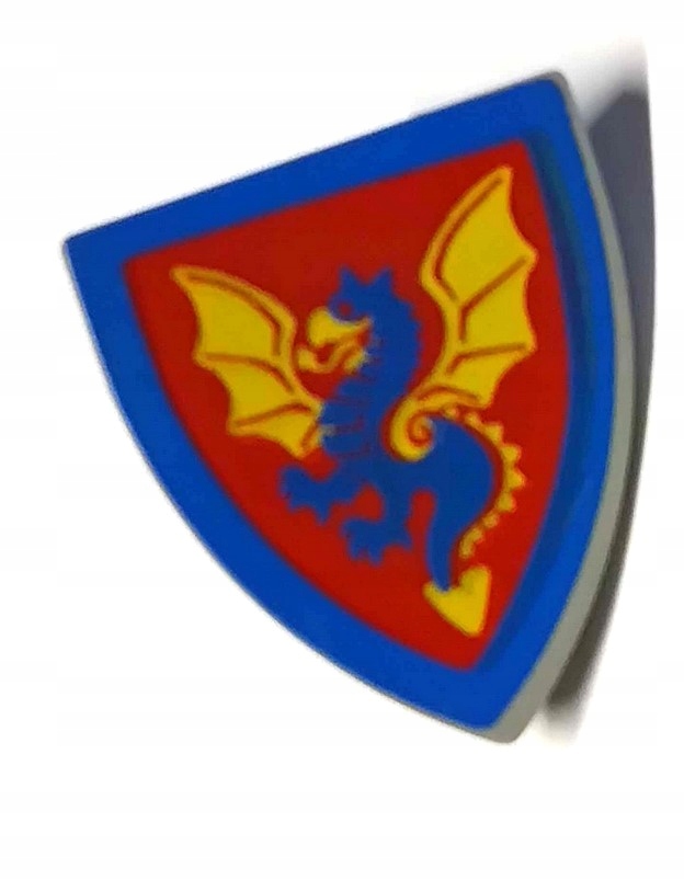 124d10. Lego 3846 Castle TARCZA smok dragon 1 afc650bc4cd2d447b05652cfad9ec572