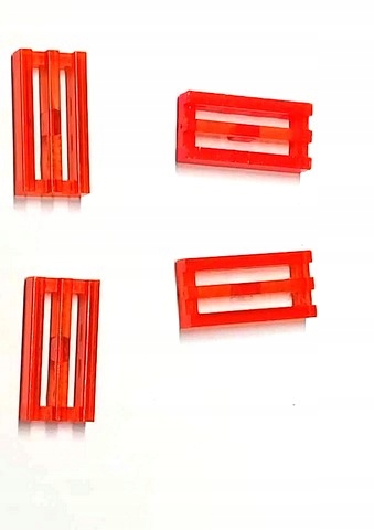 275M1. Lego space płytka Grill 1x2 2412b - Trans Neon orange 4 szt 1 50719f86e0de2c4808e43c8a423d81fc