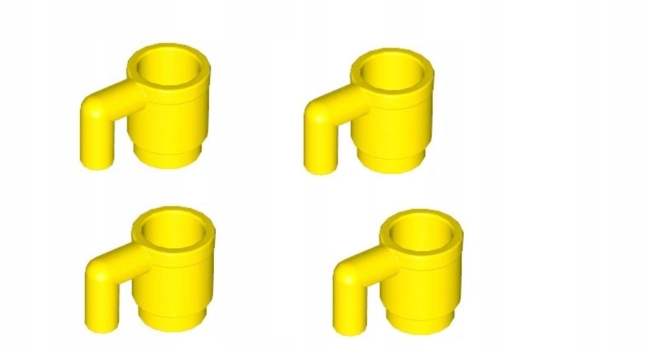 157C3. Lego jedzenie Kubek 3899 - 4 sztuki żółty 1 50f4a7299b2722a0922fa0c36694fd5c