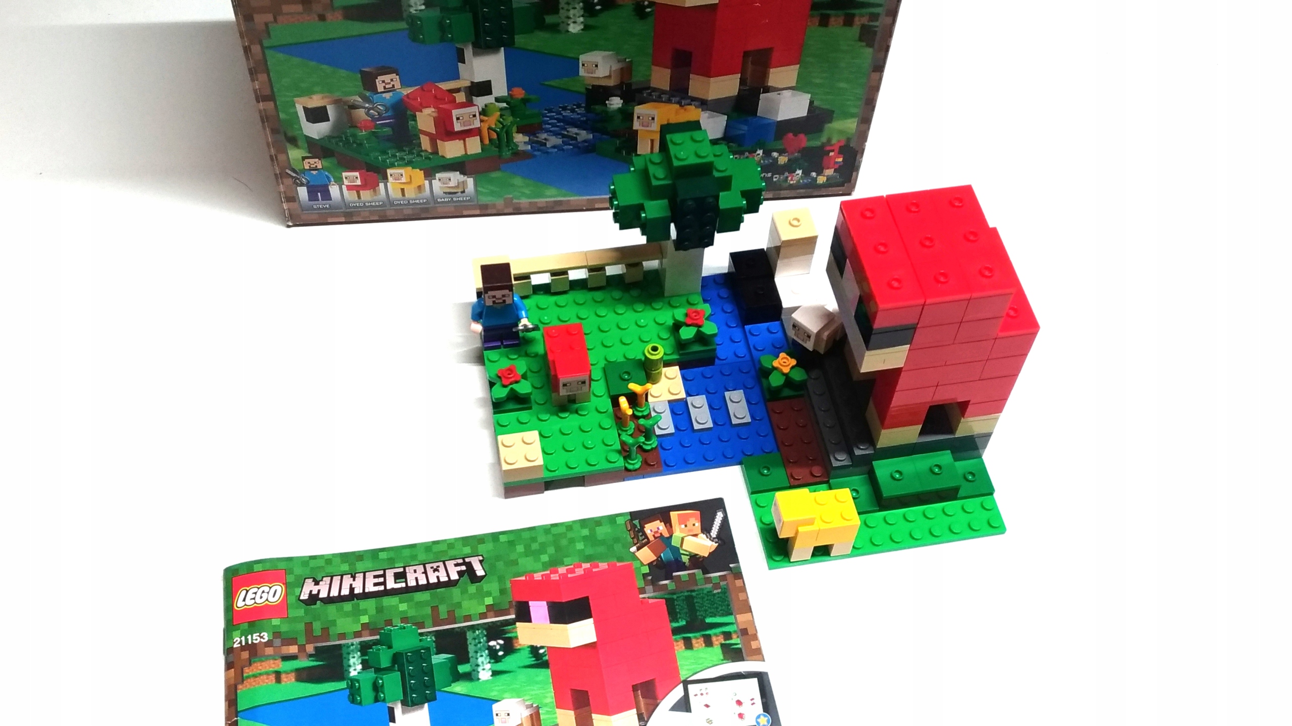 67L. Lego Minecraft Farma Hodowla owiec 21153 1 d892c8fa6de0ede1c381252ede4e13d1