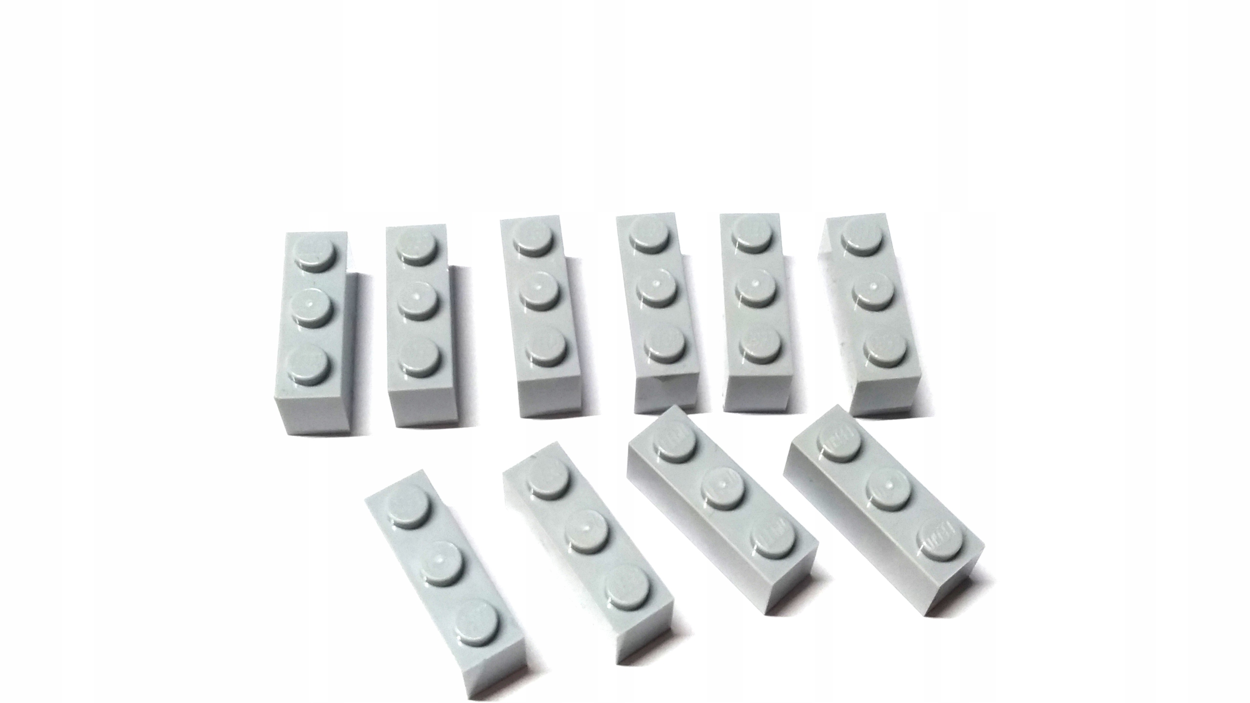 190b. Lego 3622 Brick Cegła szara 1X3 10 szt 1 45f1eb0d08847afbc14ef1f64667053f
