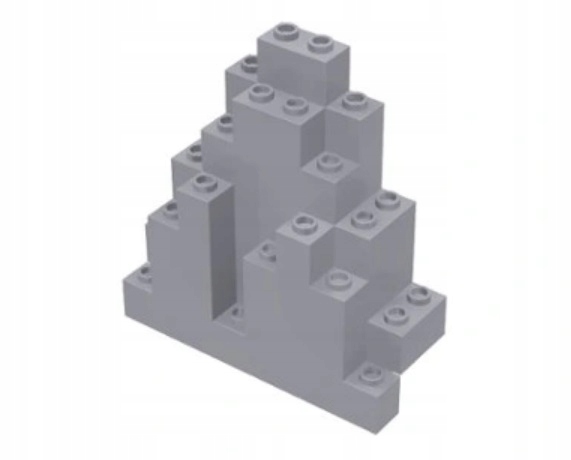 130ab. LEGO 6083 skała ściana panel szary 1 12aaa2e5e9a9d8694246e22dddbe69f1
