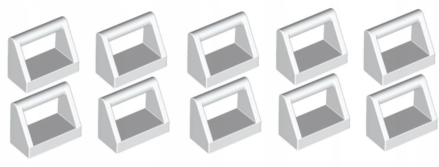 039E4 Lego Płytka z zaczepem 1x2 2432 - 10 sztuk białe 1 c17ad77399b0828ebaa02b860fd21fcc
