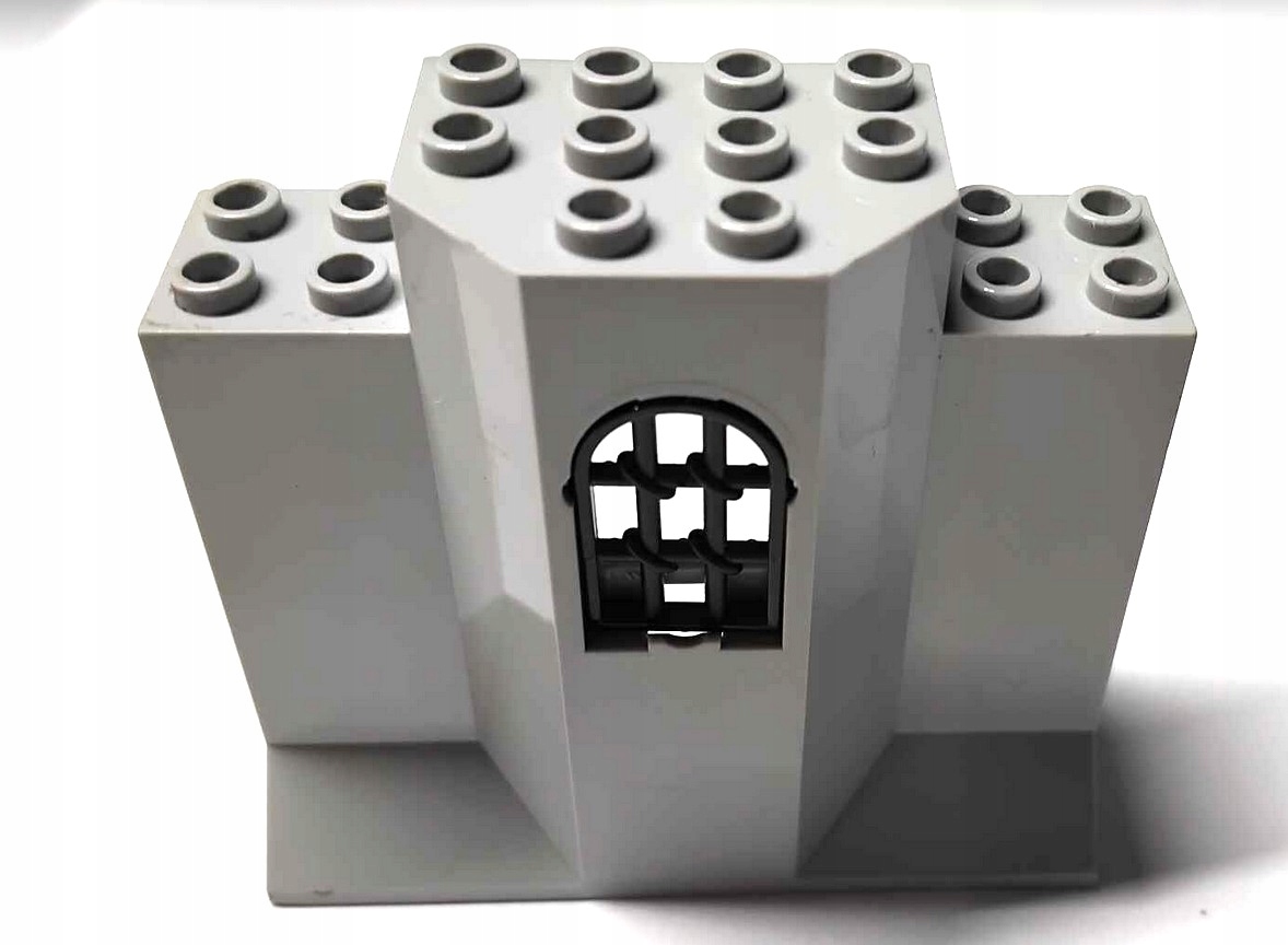 278d2. Lego panel do zamku Ściana 3x8x6 okno 48490 4286773 szary jasny old 1 ed120e34bae8f44f2a038ff5f291d4cd