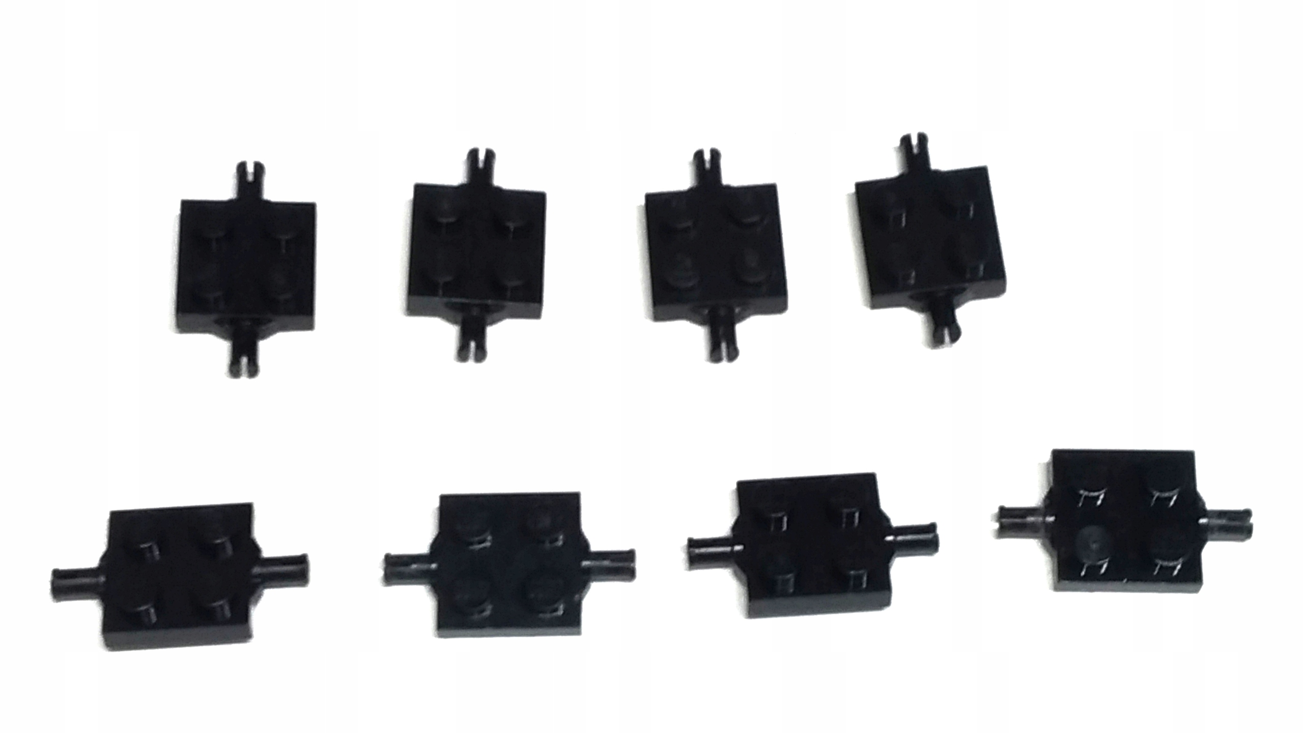 150c. Lego 4600 Płytka 2x2 z osią czarny - 8 SZT 1 3be650d29a421b10e31b91a0dd49669f