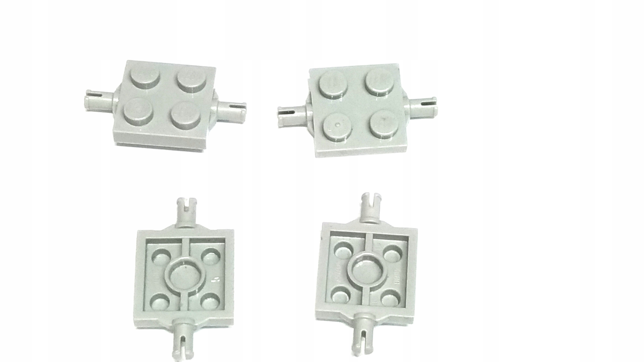 150e. Lego 4600 Płytka 2x2 z osią szary stary 4szt 1 da1a5ad5a2f9aaadb8221d22241b01d5