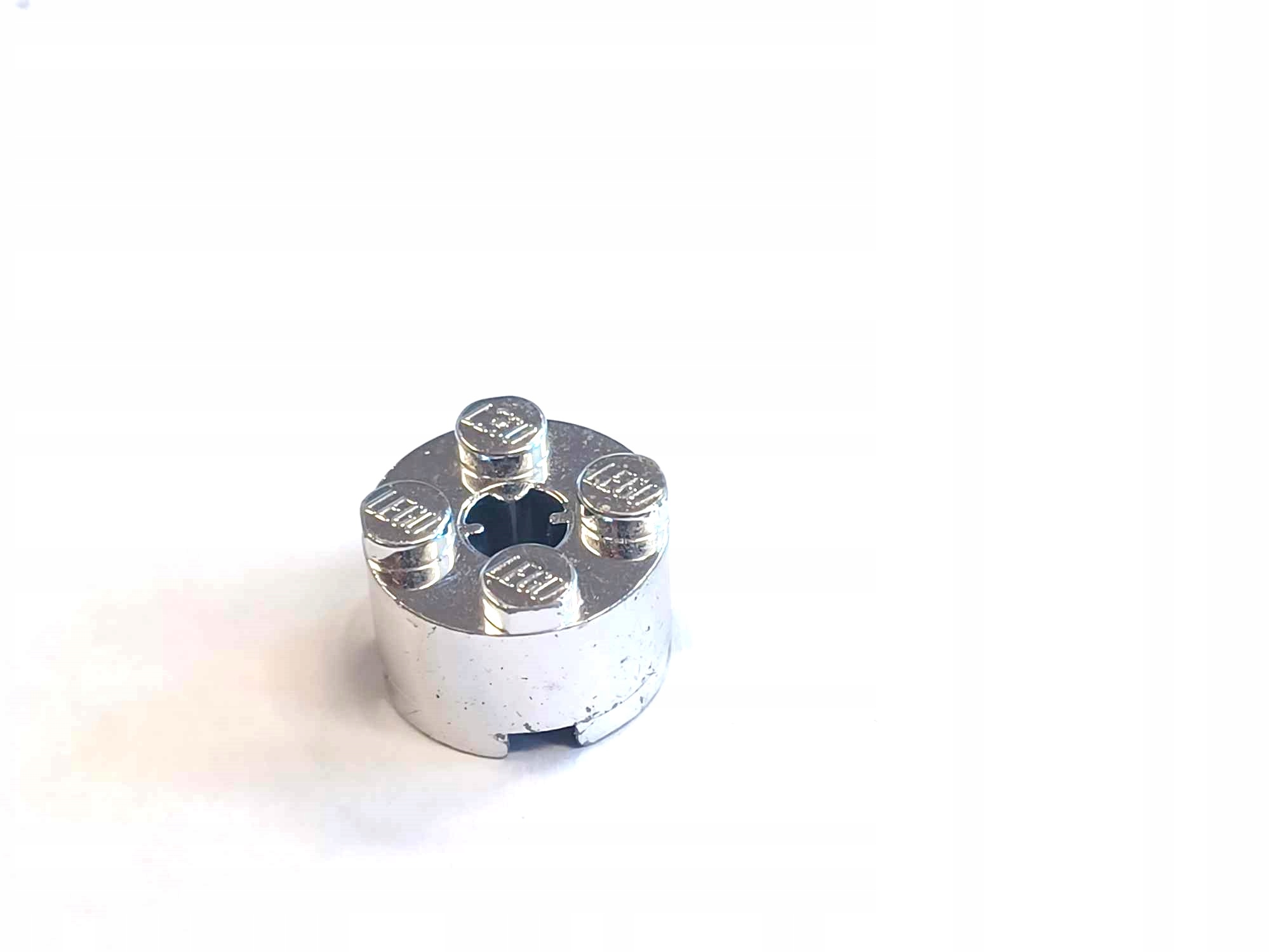 051A26. Lego walec 6116 2x2 CHROM - 1 szt 1 f5c1c0494ea3f71c1b968c693f97efc7