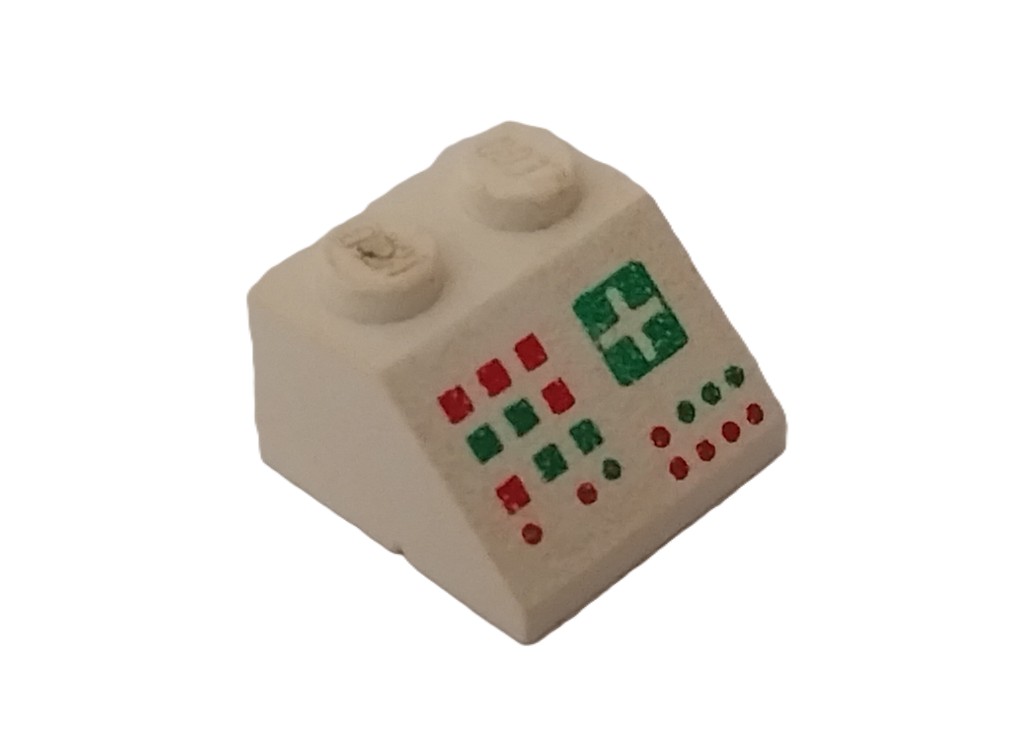 17D5. LEGO Legoland SPACE Police klocek z nadrukiem 3039p BIAŁY 1 42ea0233e184d76f76bb9693399b294f