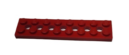 105j1 Lego Technic Płytka z dziurkami 2x8 3738 - czerwony 1 fd7a792af4caa5da2d1f999e16643724
