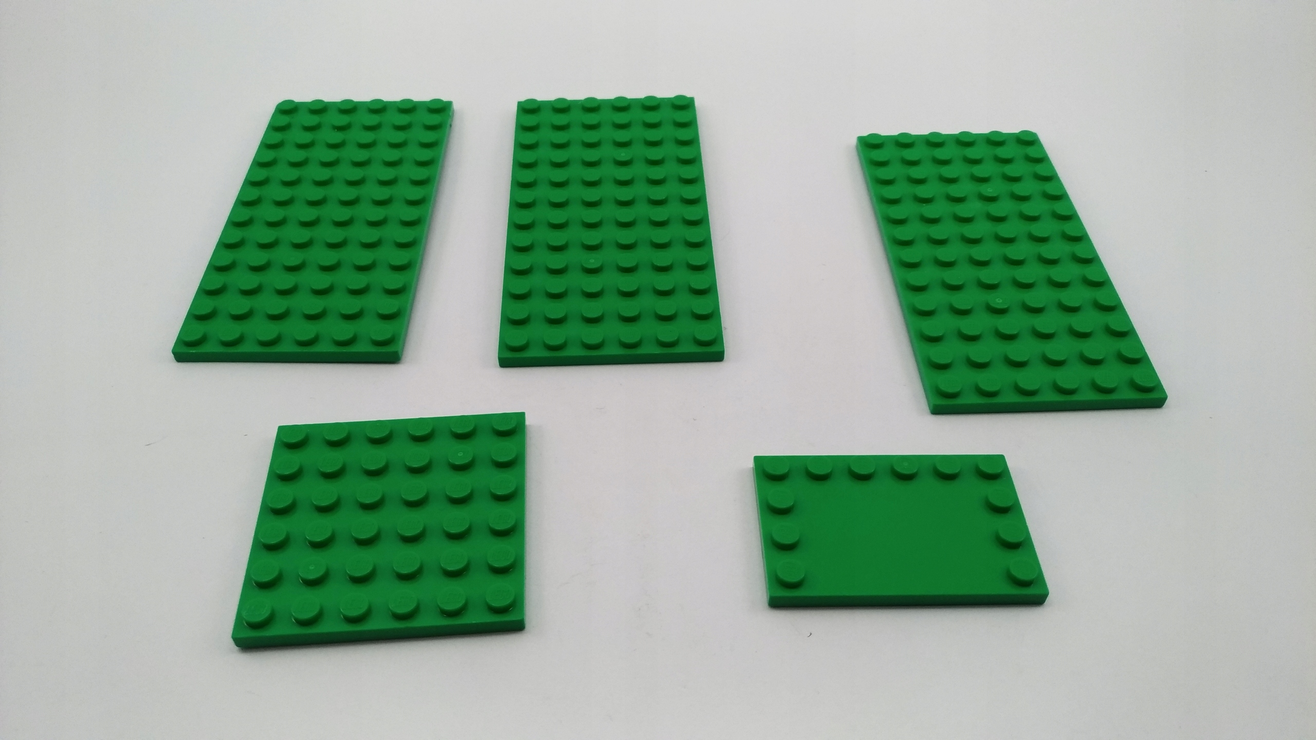 142p. Lego płyty cieńkie zielona jasna 5 sztuk 2 02d9a202f9eb343ea346fc65b103dff9