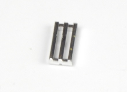 051A1. Lego 2412 gril 1x2 CHROM SILVER - 1 szt 1 a5b1e89a43f27159ac7ac84efdbd5132