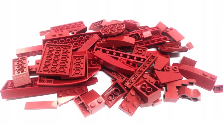 225. Lego Dark Red czerwony Mix 0,1 kg 100 g 5 525a2a4ce4e2e7d2f9f8be802ccb1501