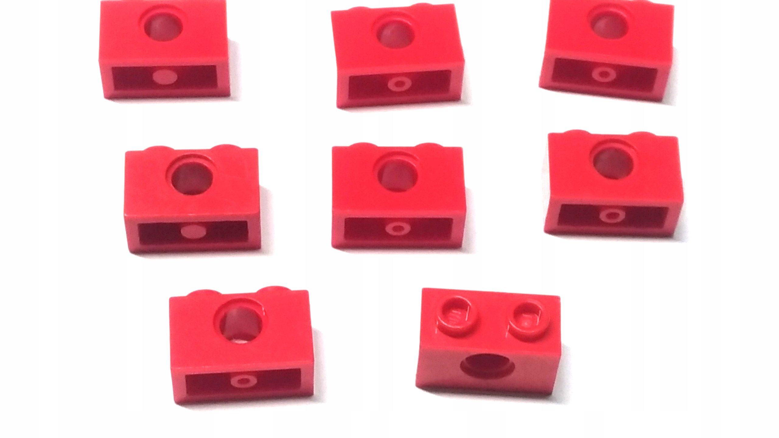 105e. Lego technic belka 1x2 3700 - 8 szt czerwone 1 3515b3eadc1b4284a64b2aacd605744c